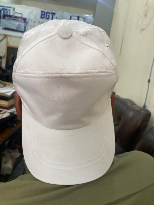 Custom Design White Cap - Image 2