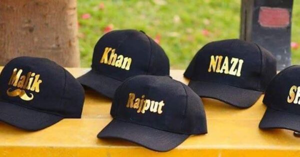 Custom Name Black Cap - Image 2