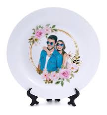 Custom printed Plate Without Stand